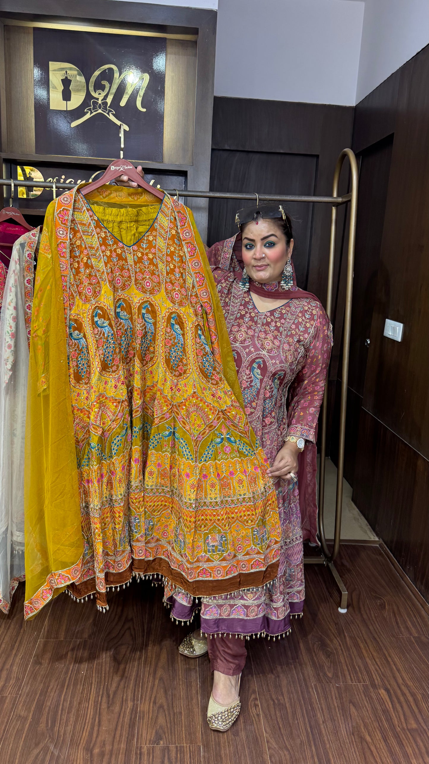 Zyvora (Pure Crepe Anarkali)