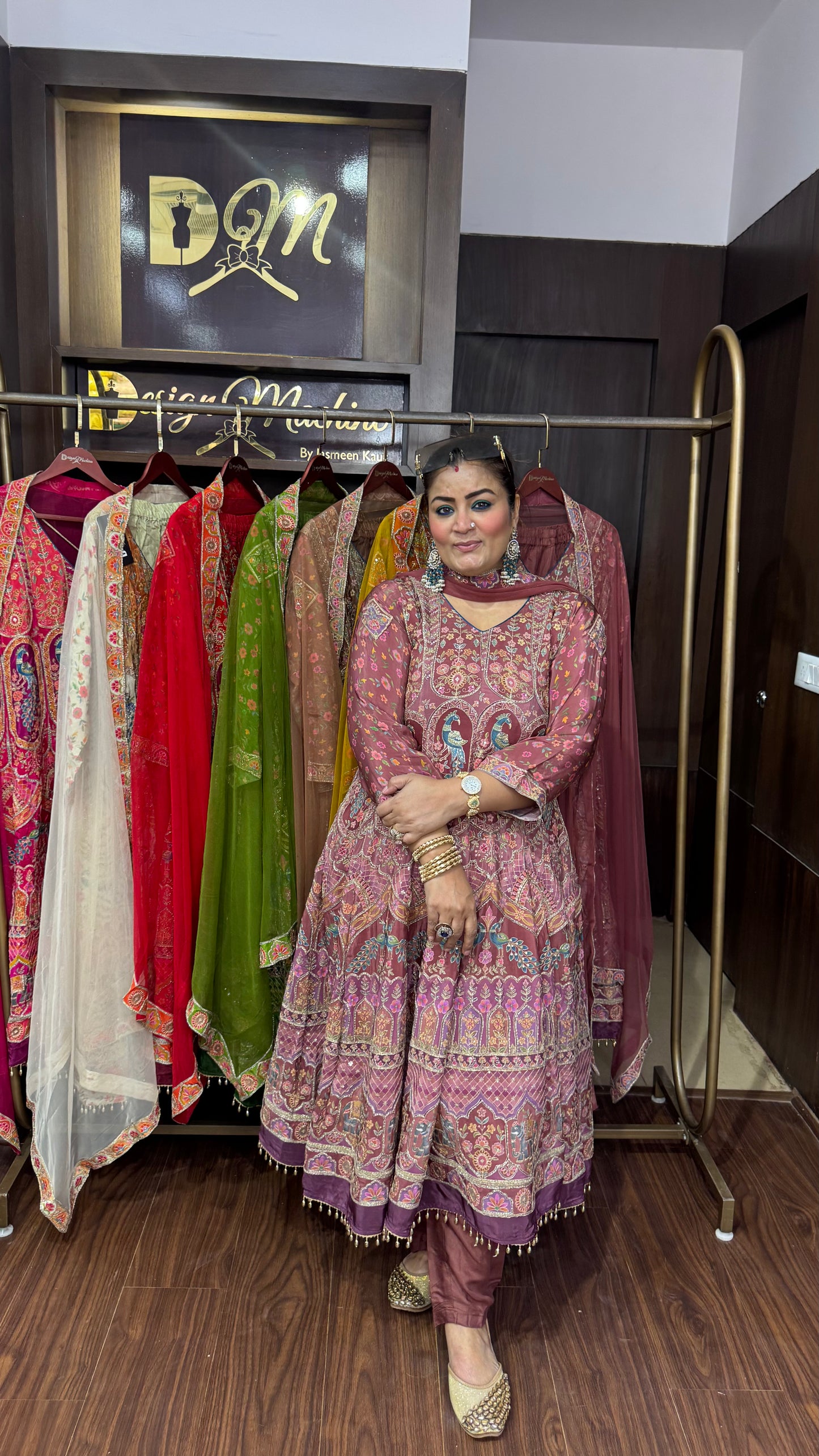 Zyvora (Pure Crepe Anarkali)