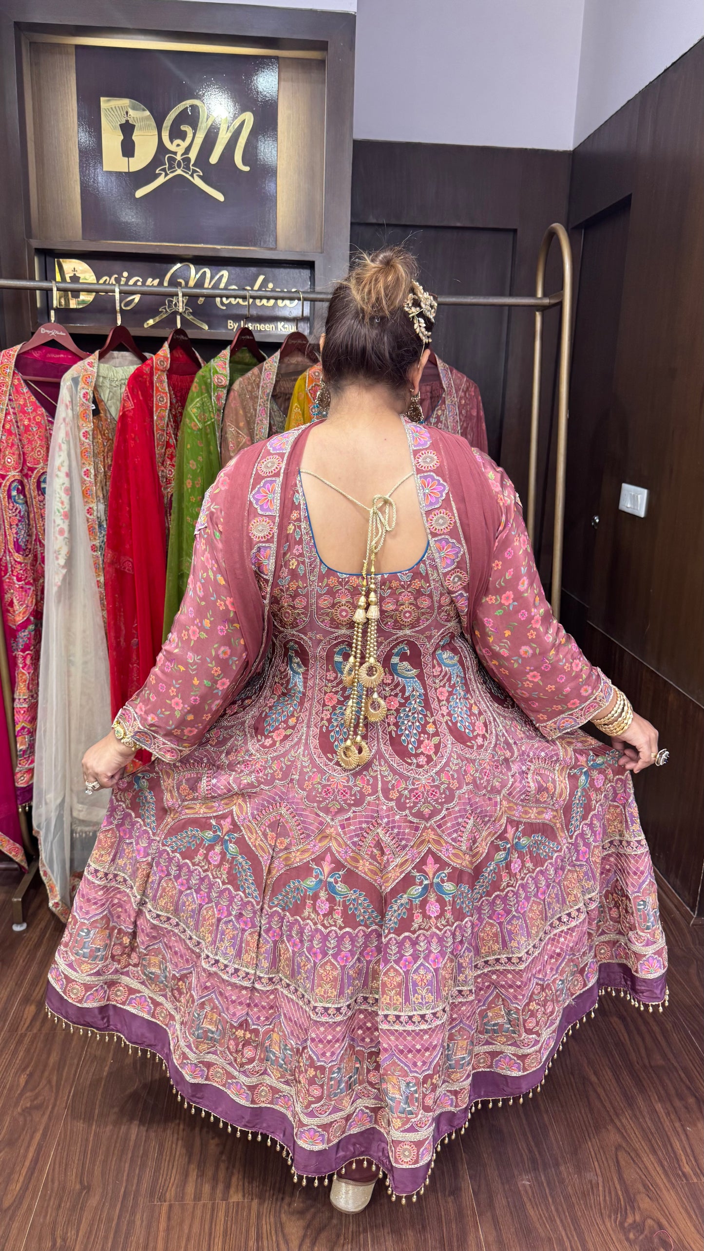 Zyvora (Pure Crepe Anarkali)