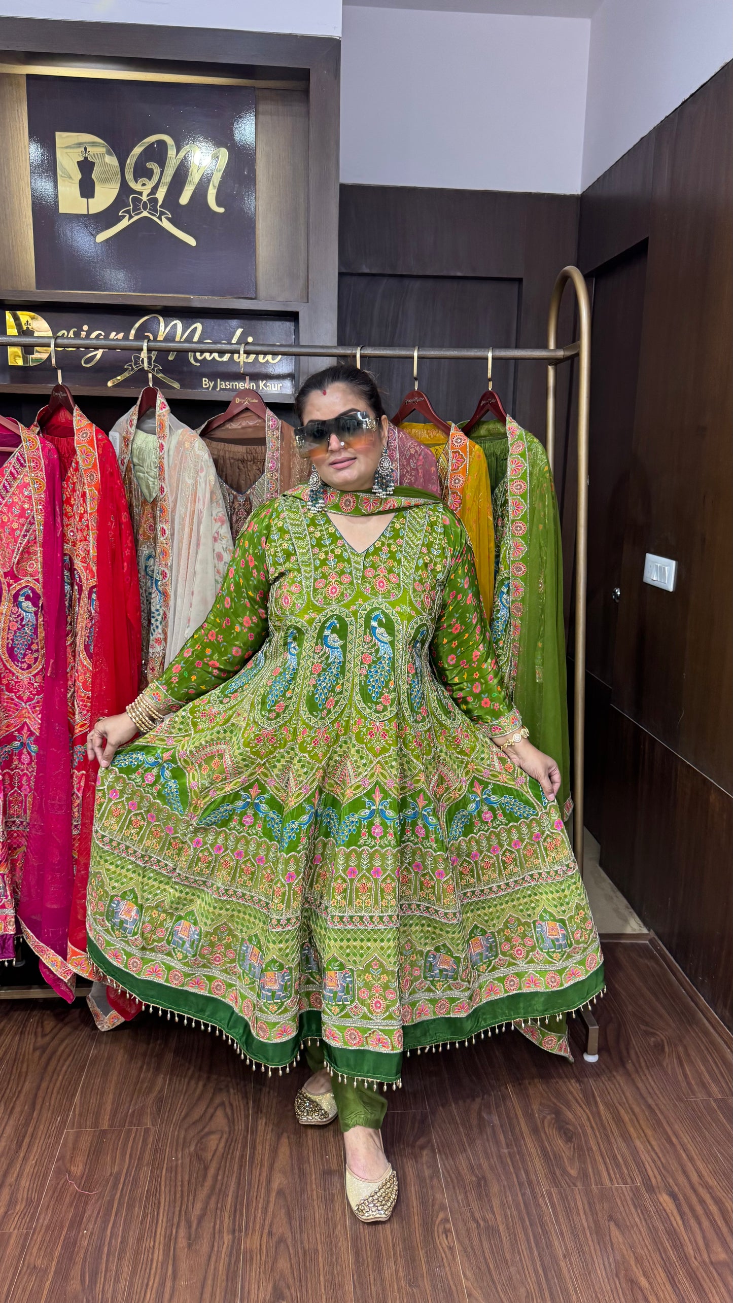 Zyvora (Pure Crepe Anarkali)