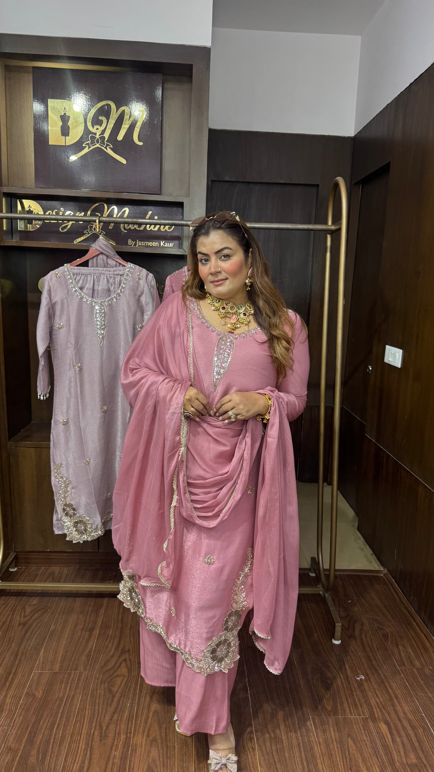 Hridya (Glass Tissue Suit)