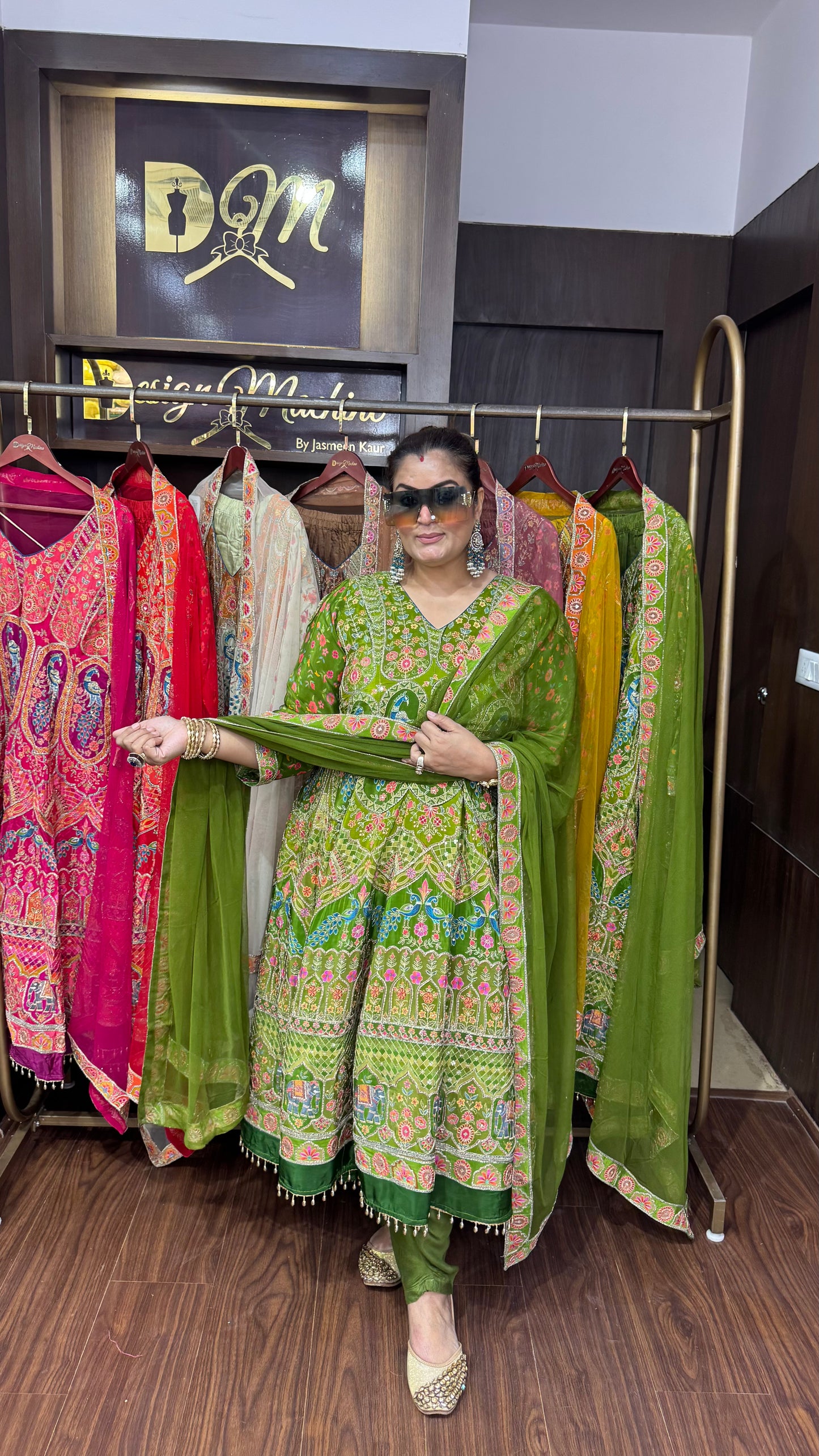 Zyvora (Pure Crepe Anarkali)