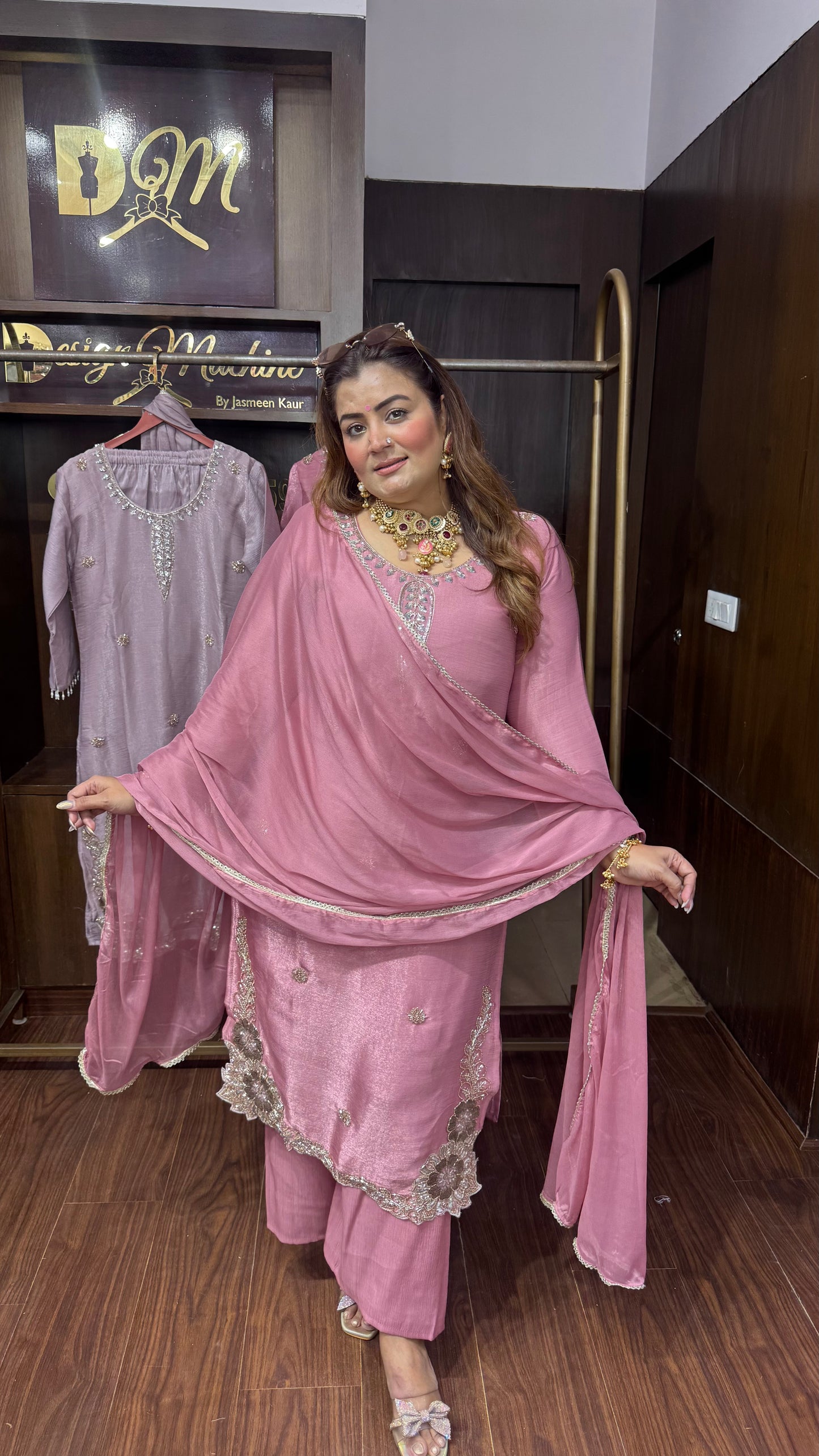 Hridya (Glass Tissue Suit)