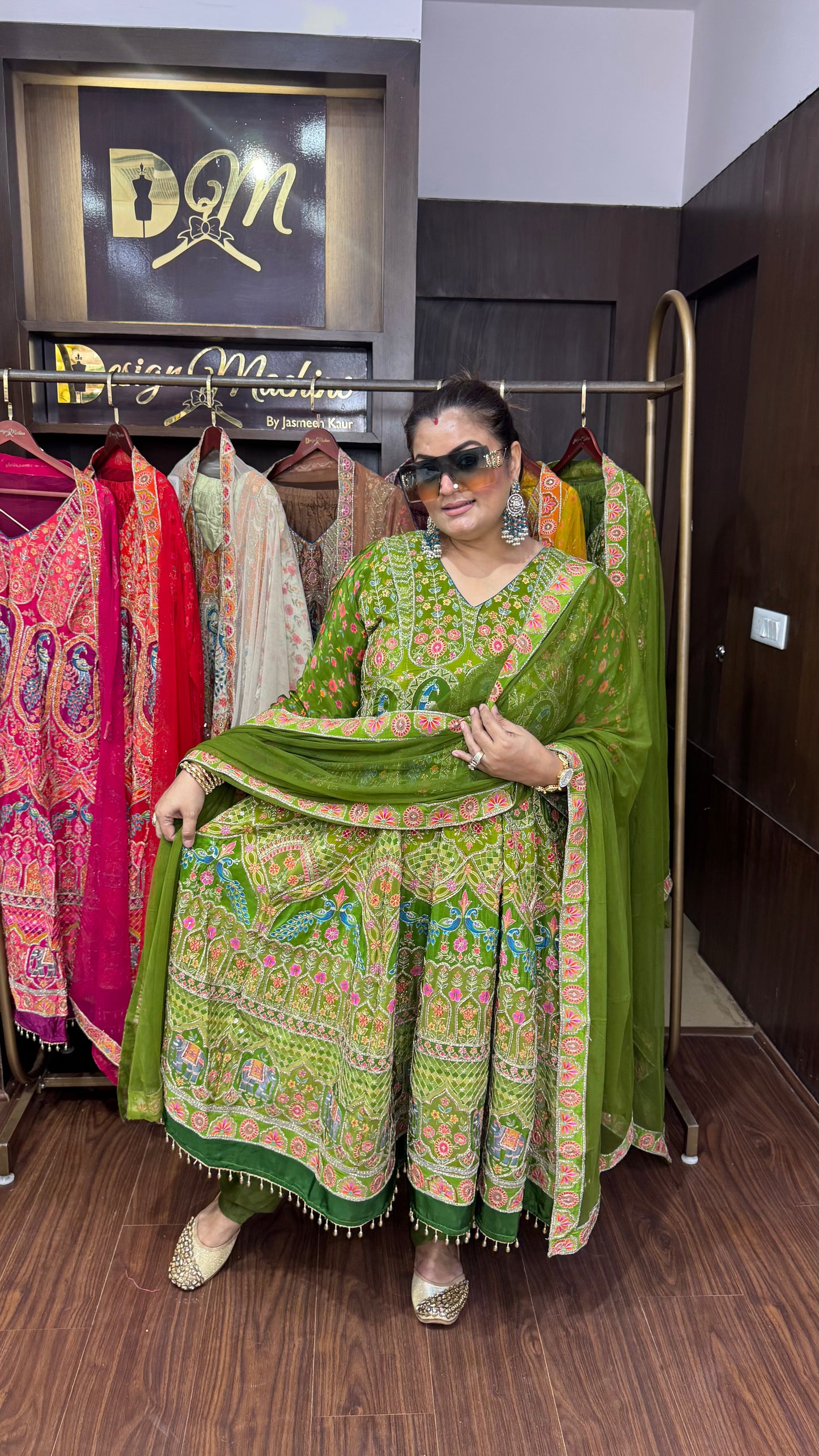 Zyvora (Pure Crepe Anarkali)