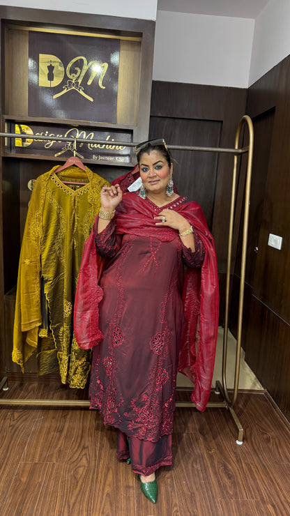 Norvya (Pakistani Glass Tissue Suit)