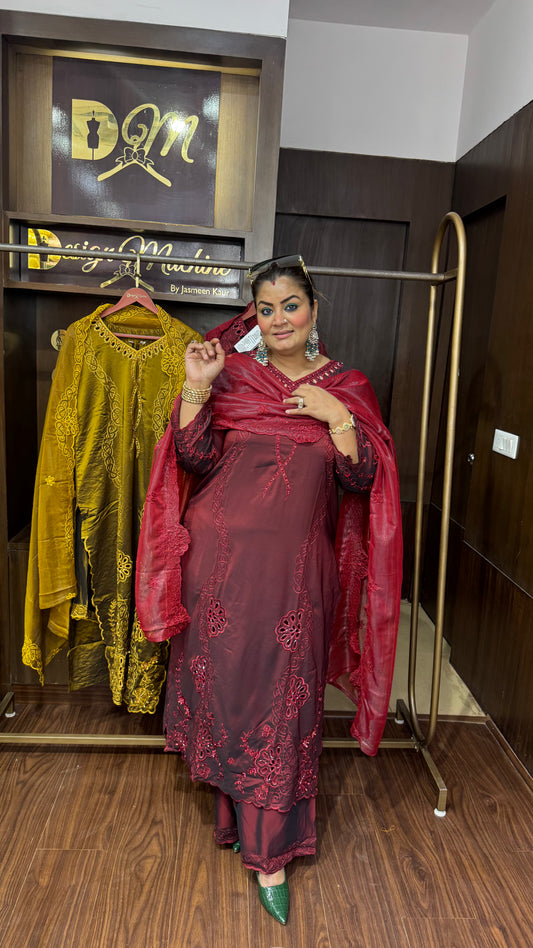 Norvya (Pakistani Glass Tissue Suit)