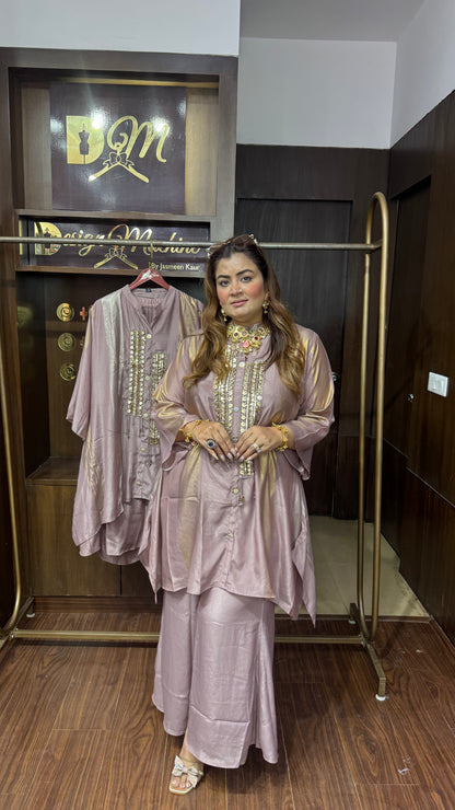 Rida (Pure Shimmer Georgette Cordset)