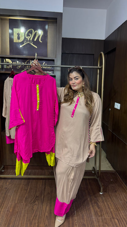 Ridi (Masleen Cotton Farshi Salwar Cordset)