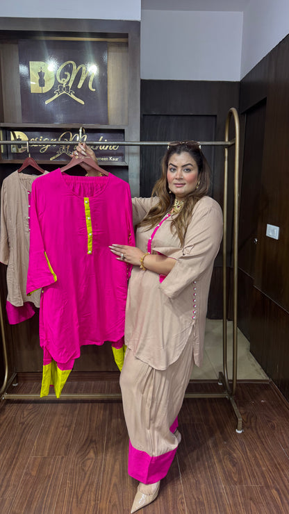 Ridi (Masleen Cotton Farshi Salwar Cordset)