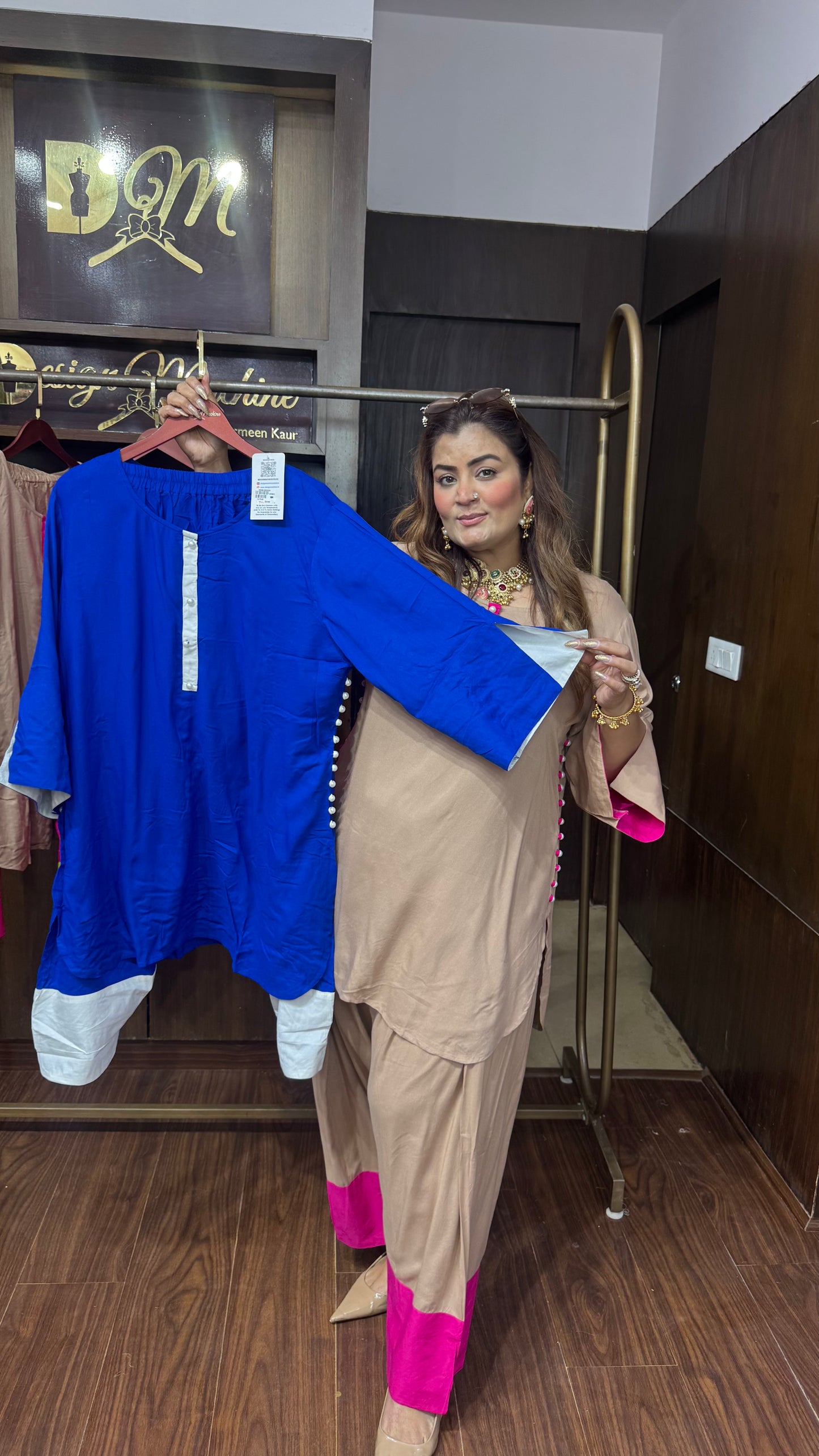 Ridi (Masleen Cotton Farshi Salwar Cordset)