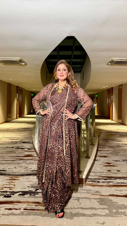 Aafreen Jacket Style Saree