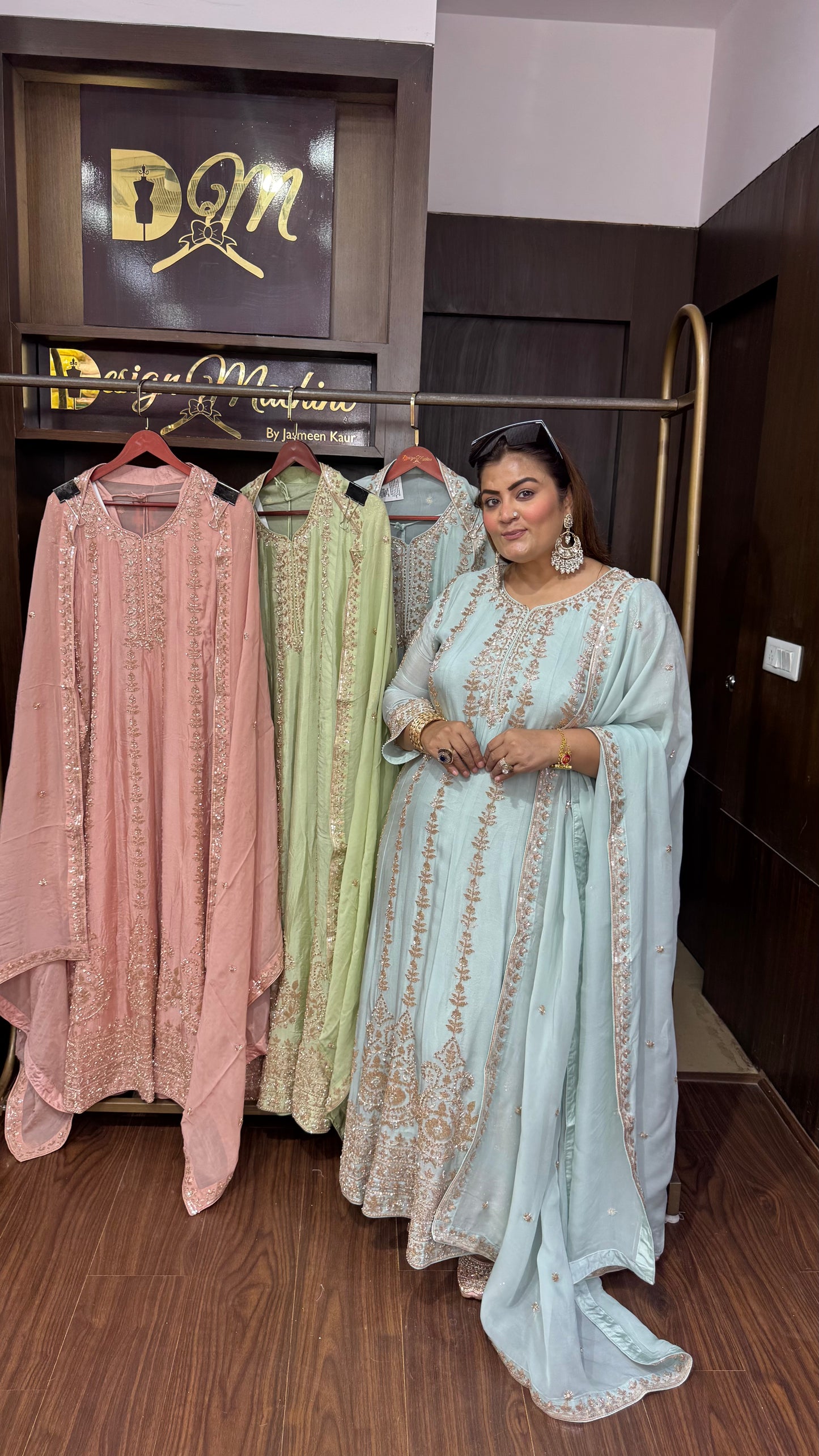 Zirevyn (Pure Crepe Anarkali Suit)