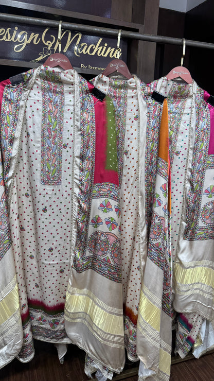 Gajji Silk Fabric (Unstitch Suit)