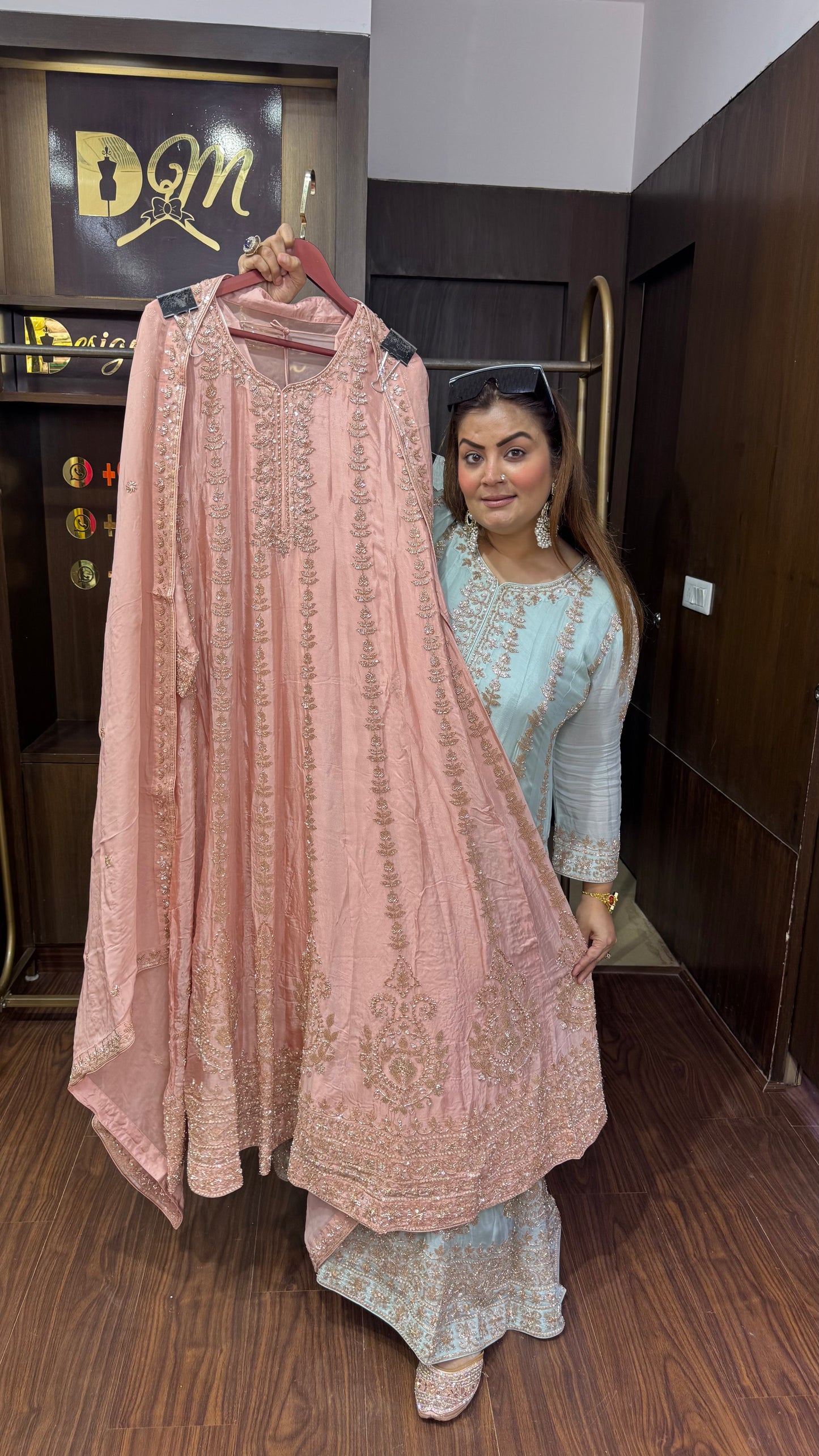 Zirevyn (Pure Crepe Anarkali Suit)