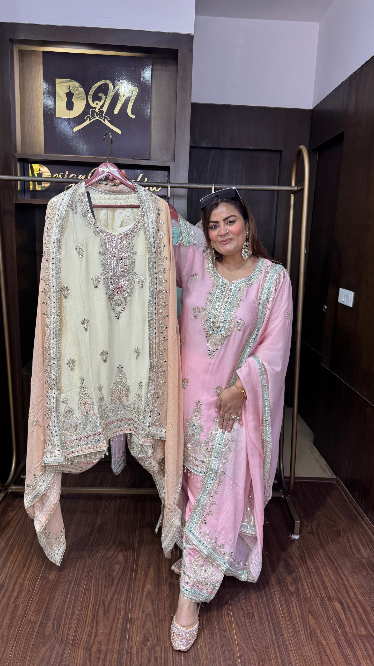 Loryxis (Pure Chinnon Farshi Salwar Suit)