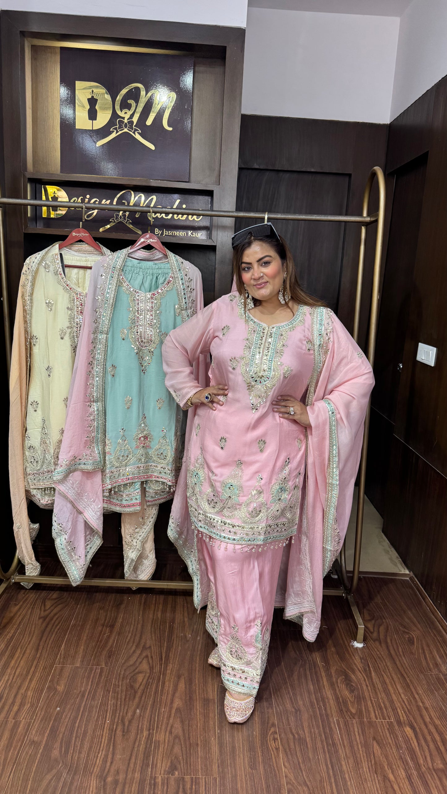 Loryxis (Pure Chinnon Farshi Salwar Suit)