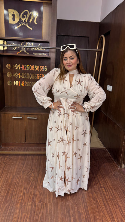 Orzellae (Pure Georgette Dress)