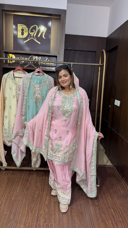 Loryxis (Pure Chinnon Farshi Salwar Suit)