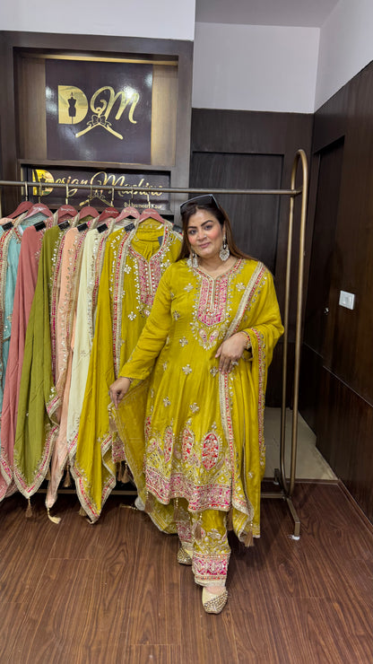 Rovanique (Pure Chinnon Anarkali Suit)