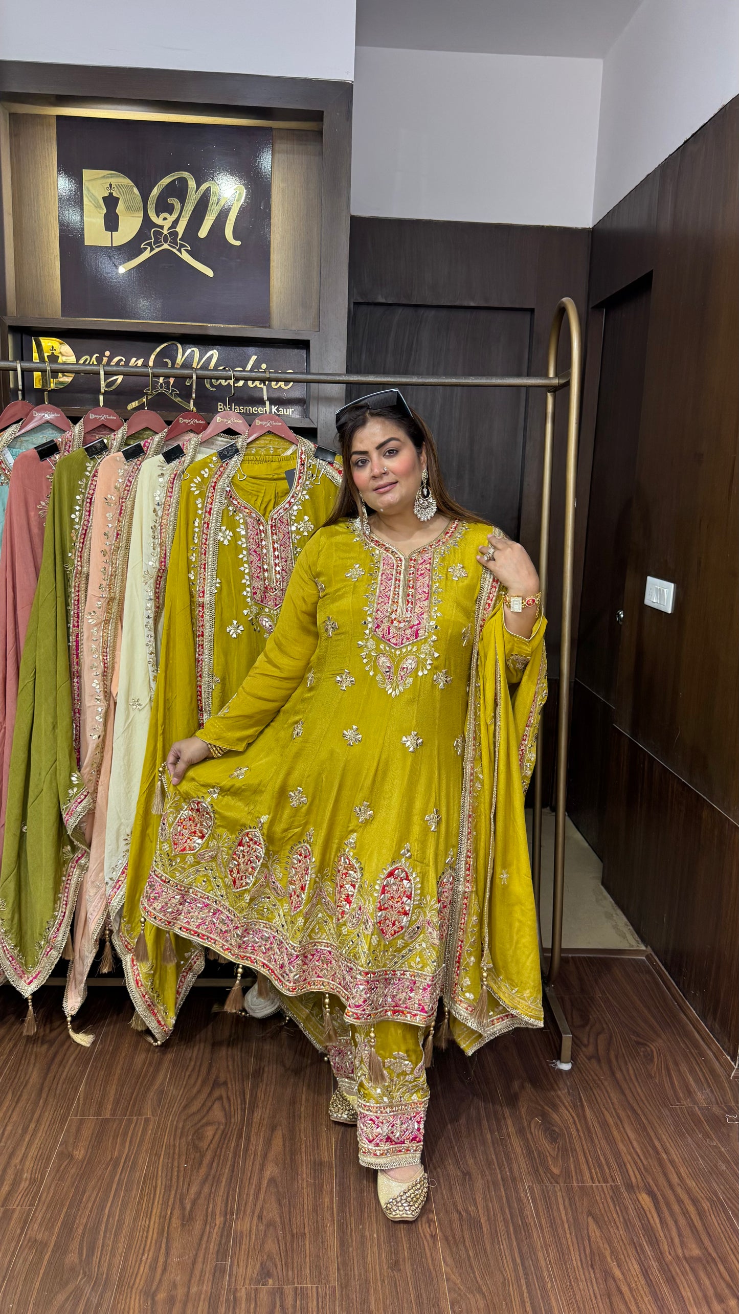 Rovanique (Pure Chinnon Anarkali Suit)