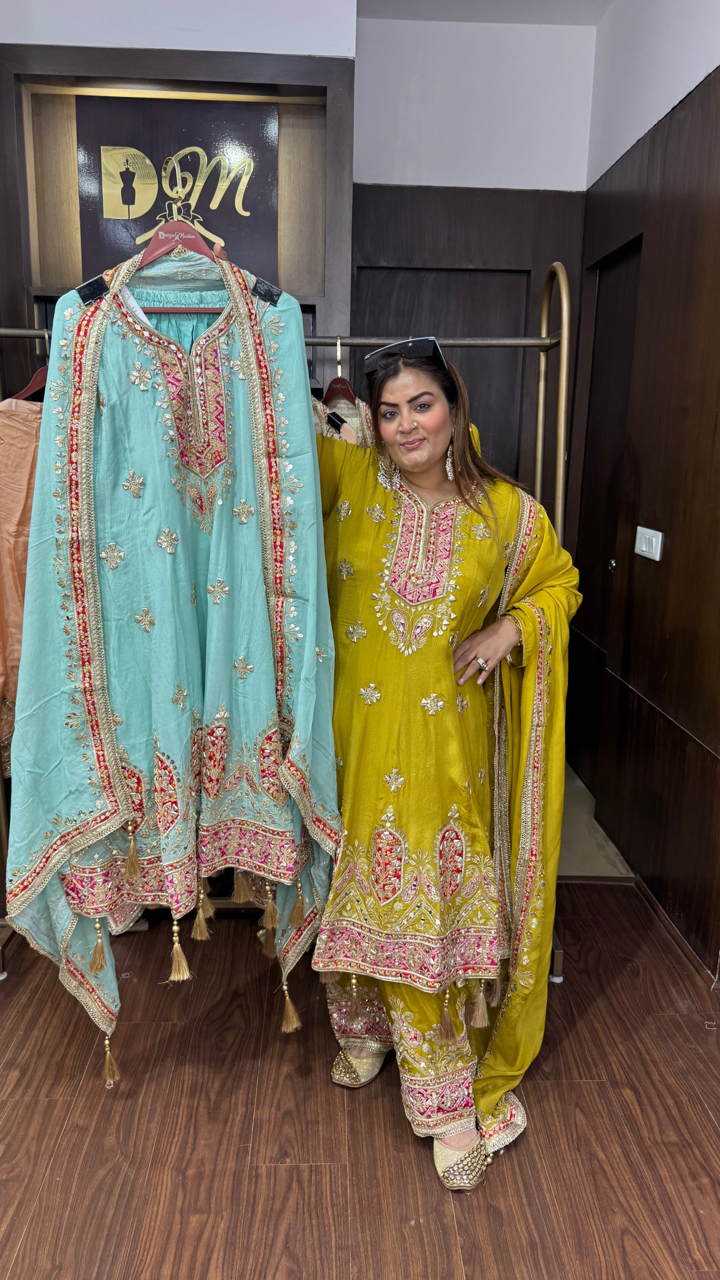 Rovanique (Pure Chinnon Anarkali Suit)