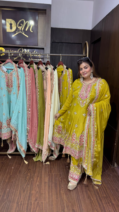 Rovanique (Pure Chinnon Anarkali Suit)