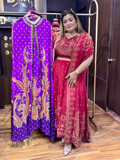 Crystal Pure Crepe (Anarkali)