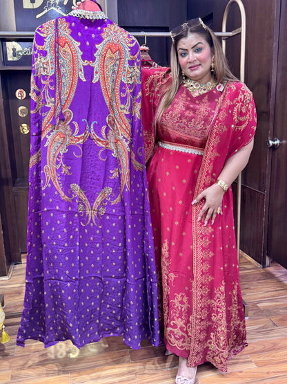 Crystal Pure Crepe (Anarkali)