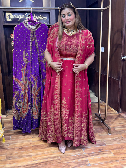 Crystal Pure Crepe (Anarkali)