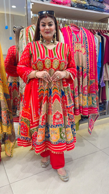 Nairiva Pure Crepe (Anarkali)