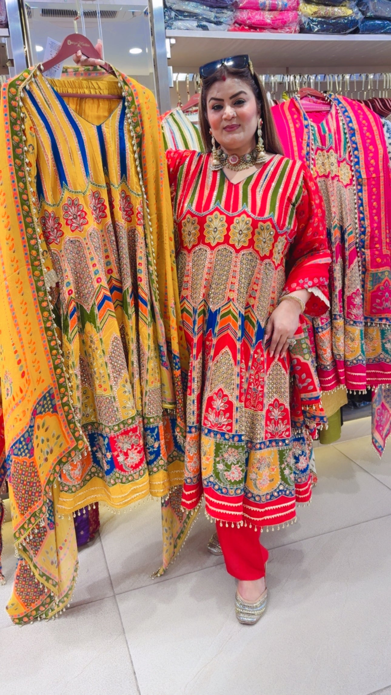 Nairiva Pure Crepe (Anarkali)