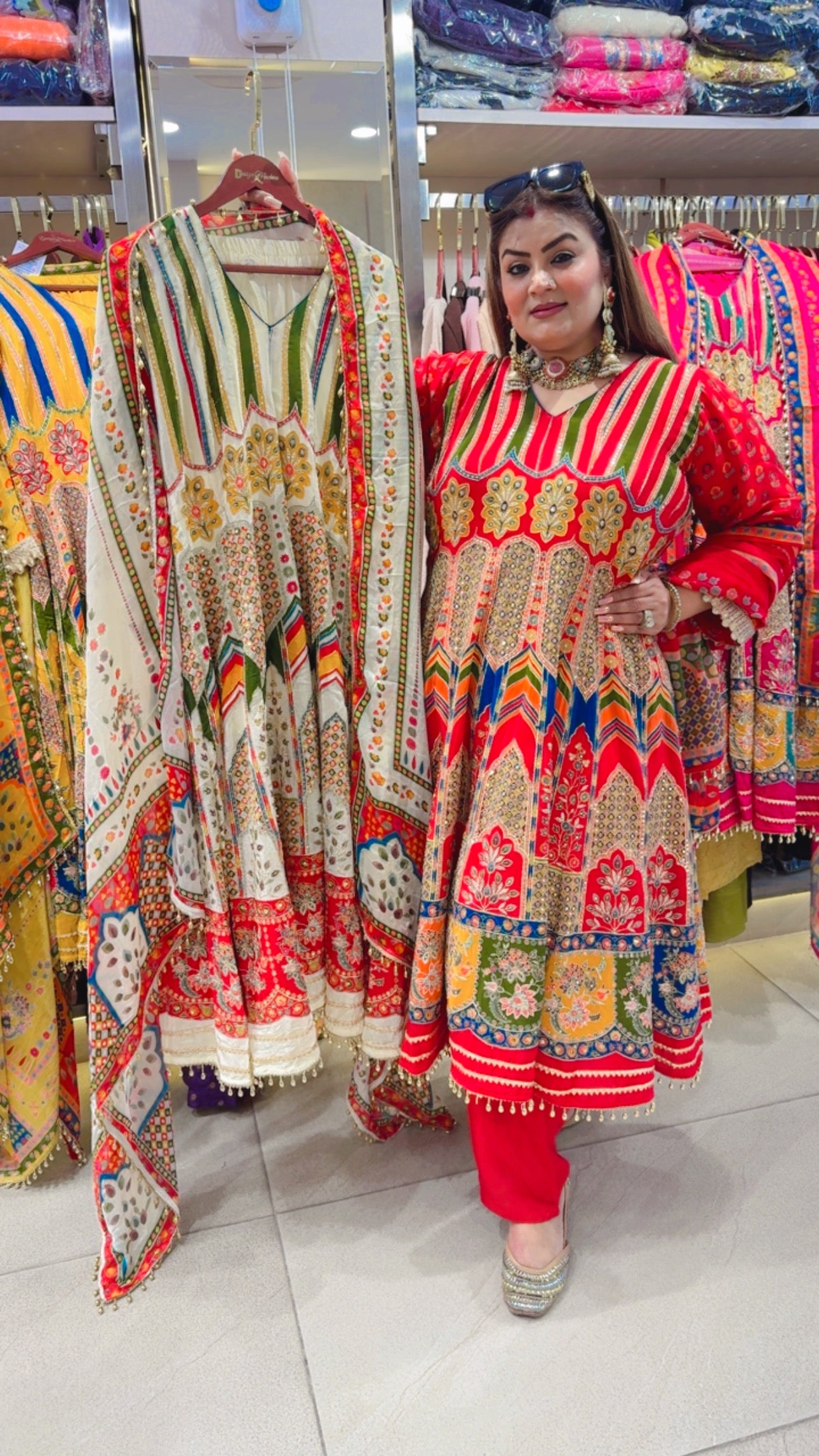 Nairiva Pure Crepe (Anarkali)