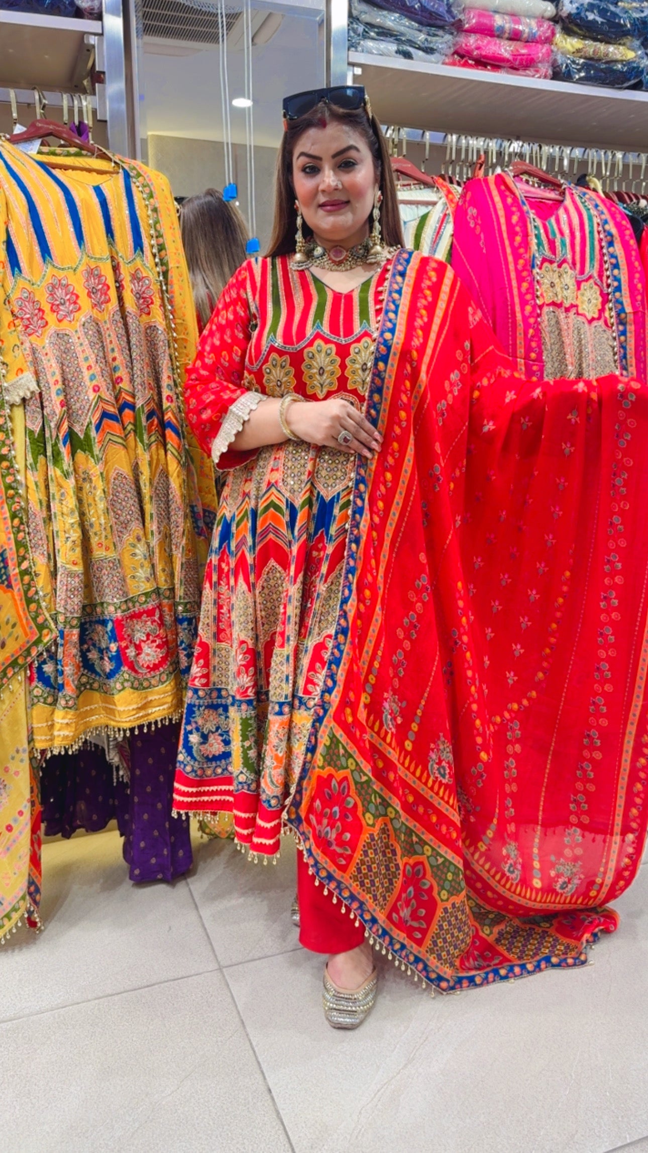 Nairiva Pure Crepe (Anarkali)