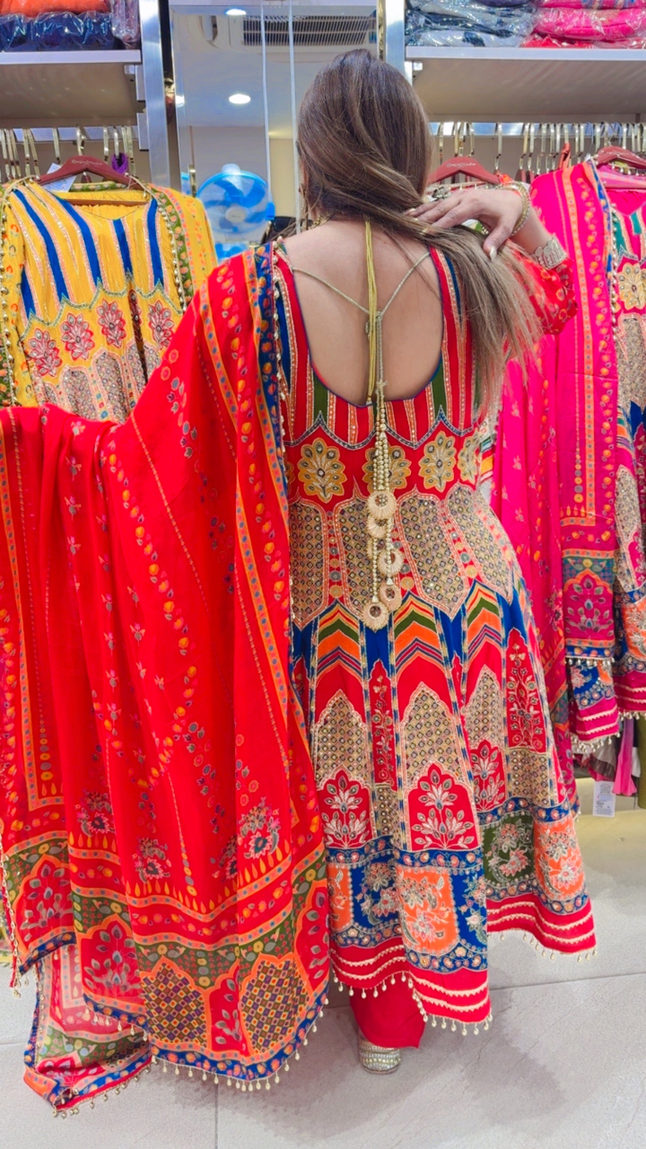 Nairiva Pure Crepe (Anarkali)