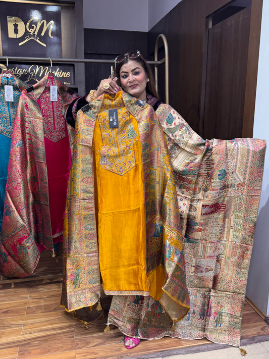 Zeenat Weaves (Unstitched Suit)