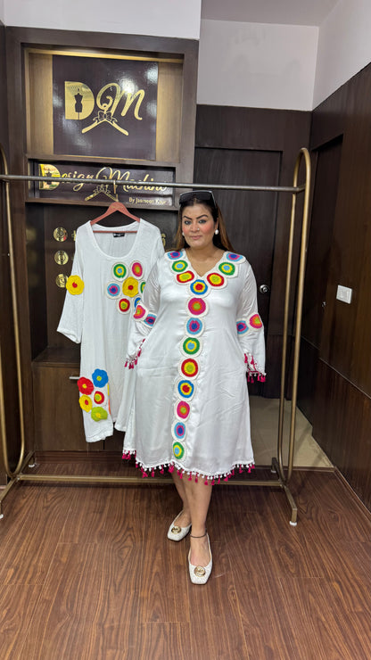 Melvique Cotton Fabric Outfit