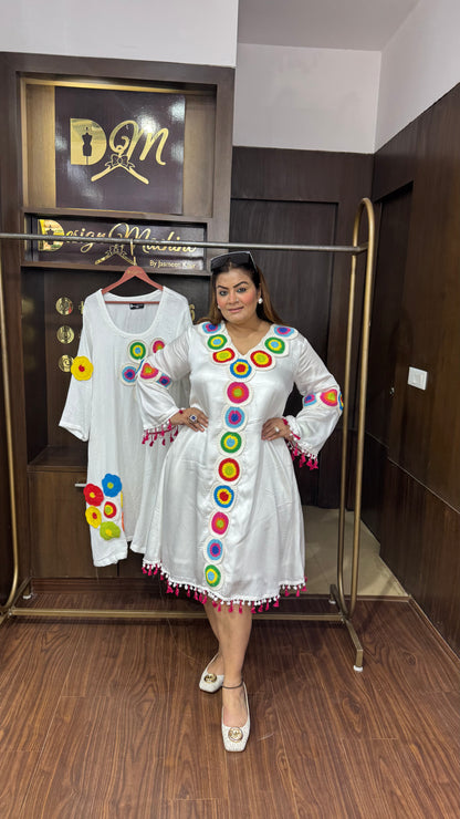 Melvique Cotton Fabric Outfit