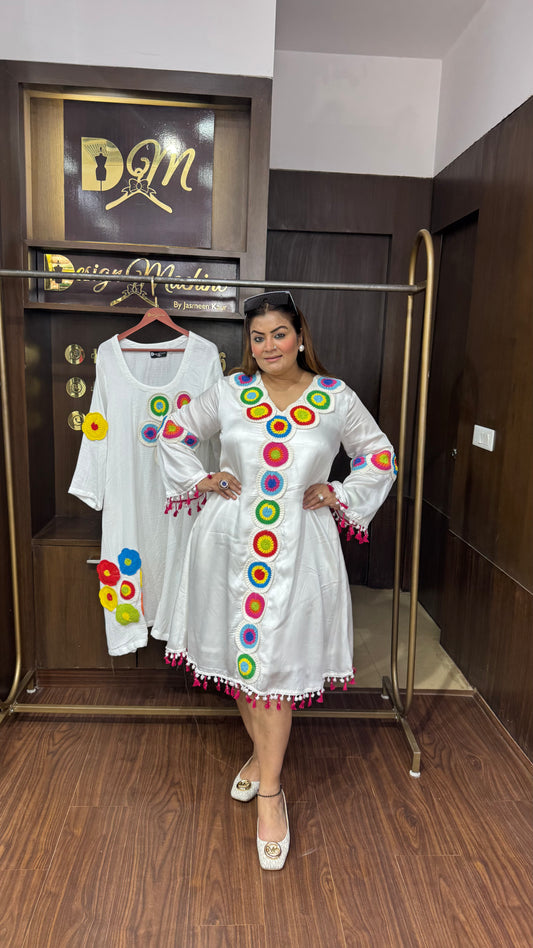 Melvique Cotton Fabric Outfit