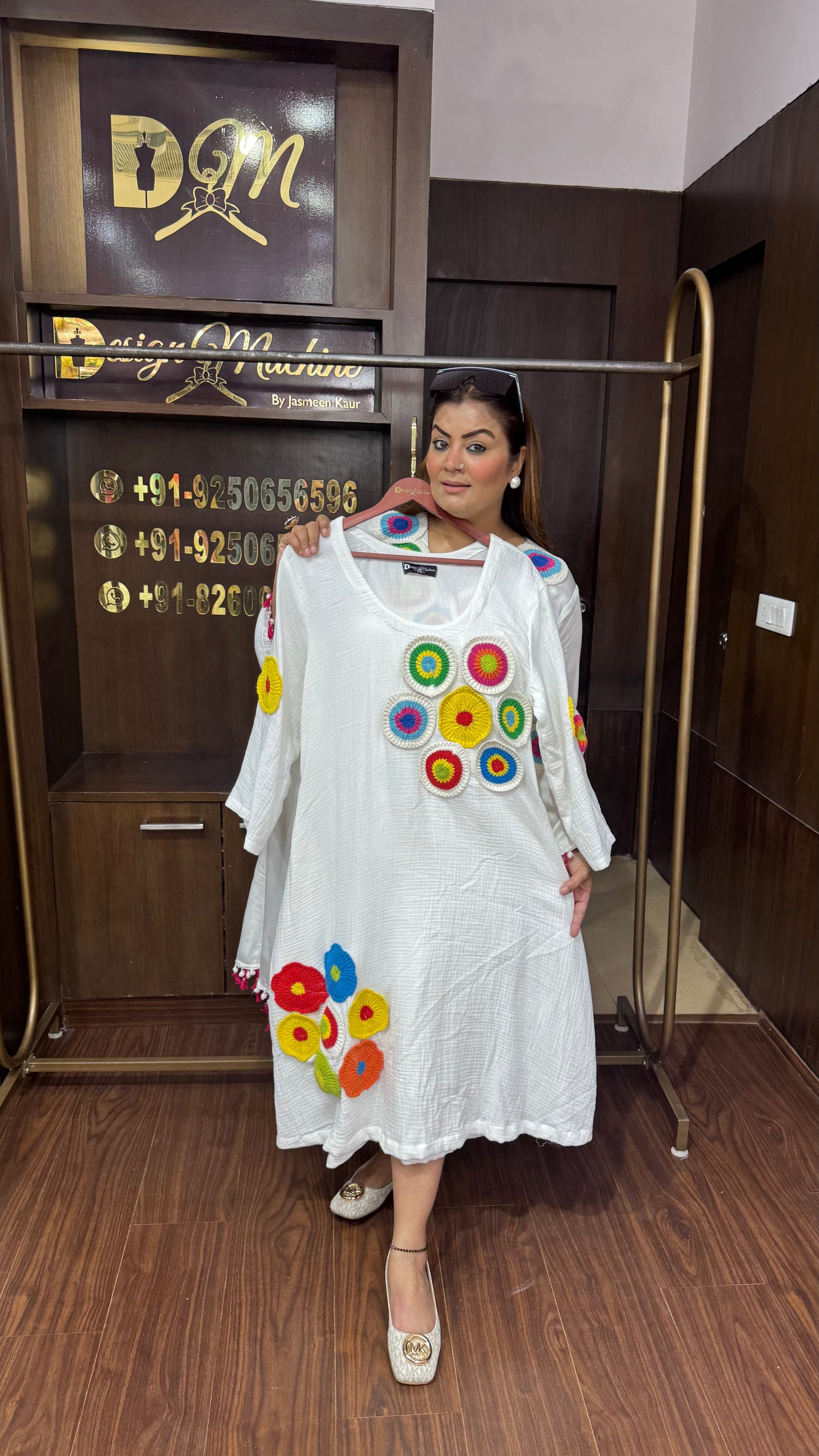 Melvique Cotton Fabric Outfit