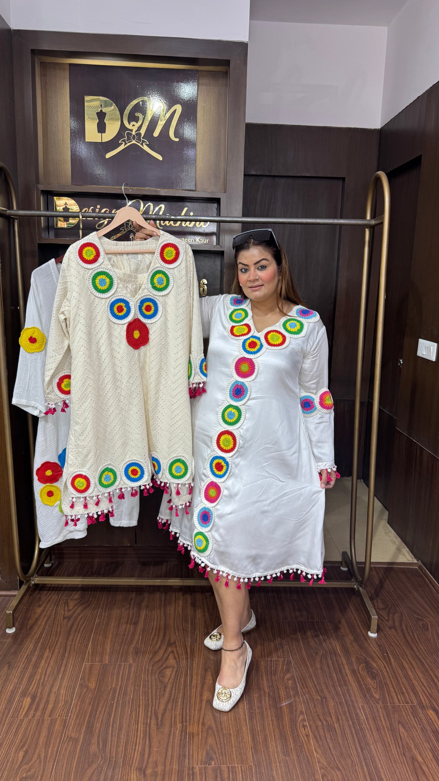 Melvique Cotton Fabric Outfit