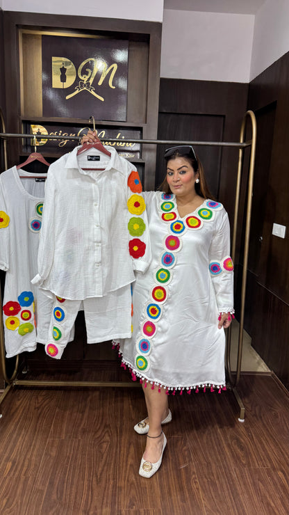 Melvique Cotton Fabric Outfit