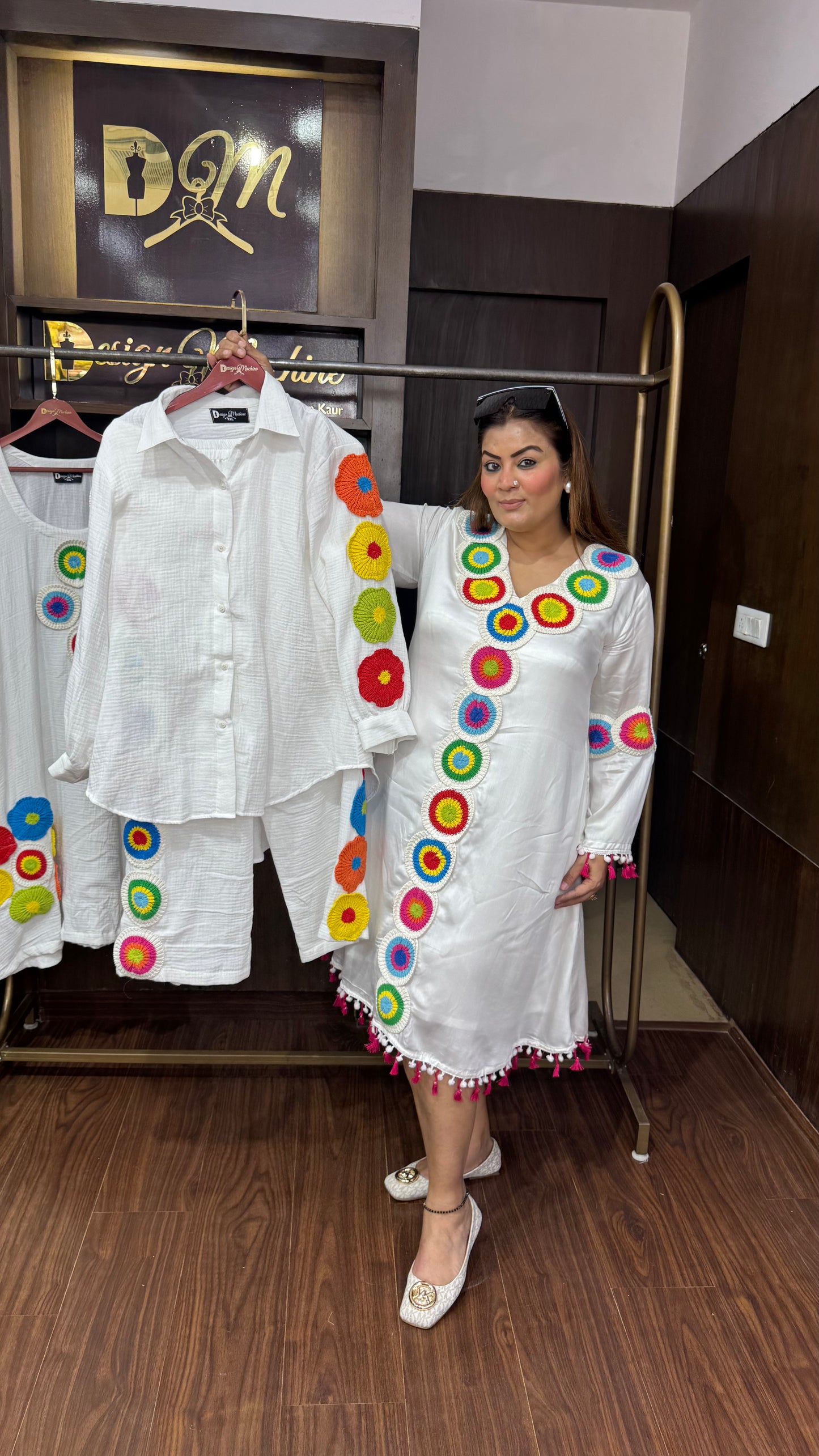 Melvique Cotton Fabric Outfit