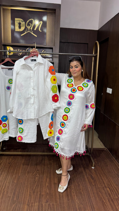 Melvique Cotton Fabric Outfit