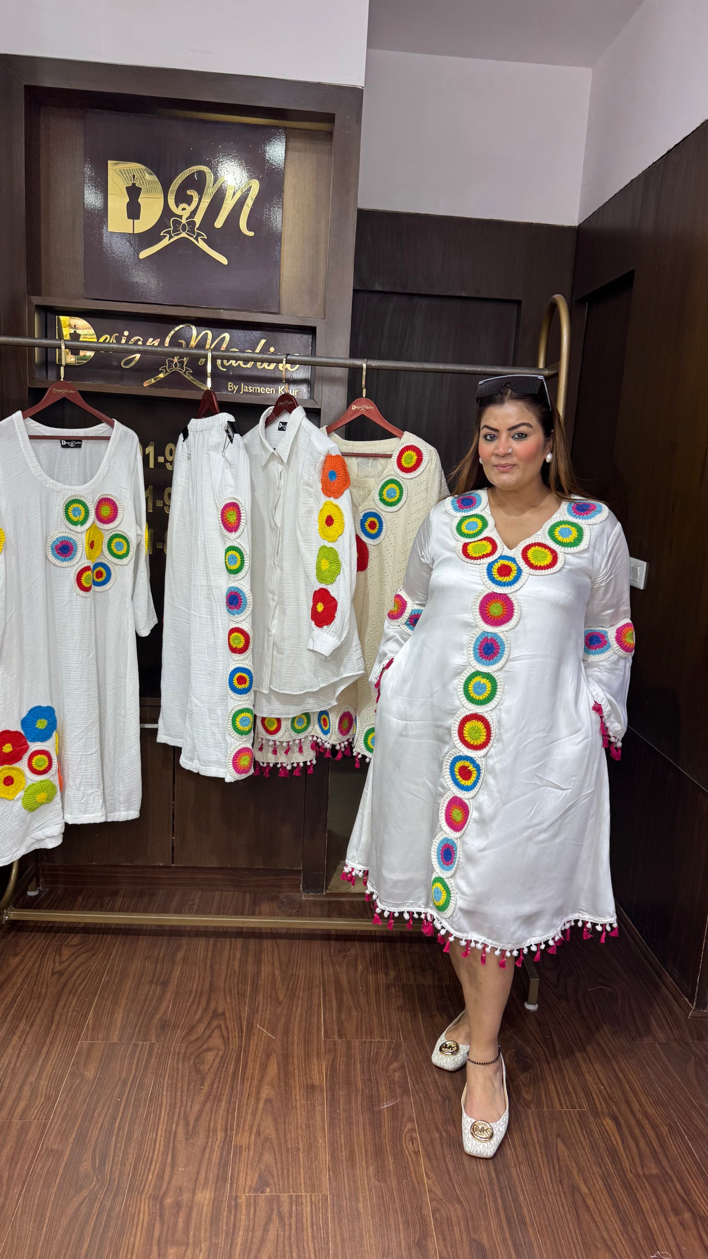 Melvique Cotton Fabric Outfit