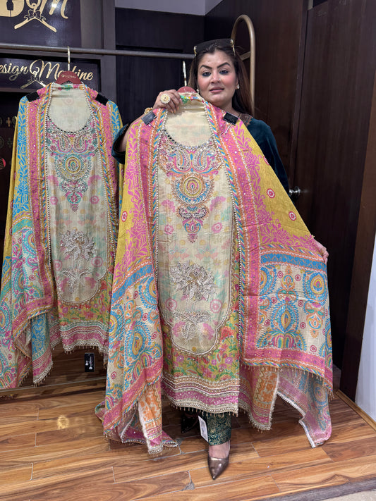 Gulzaar Classic (Unstitched Suit)