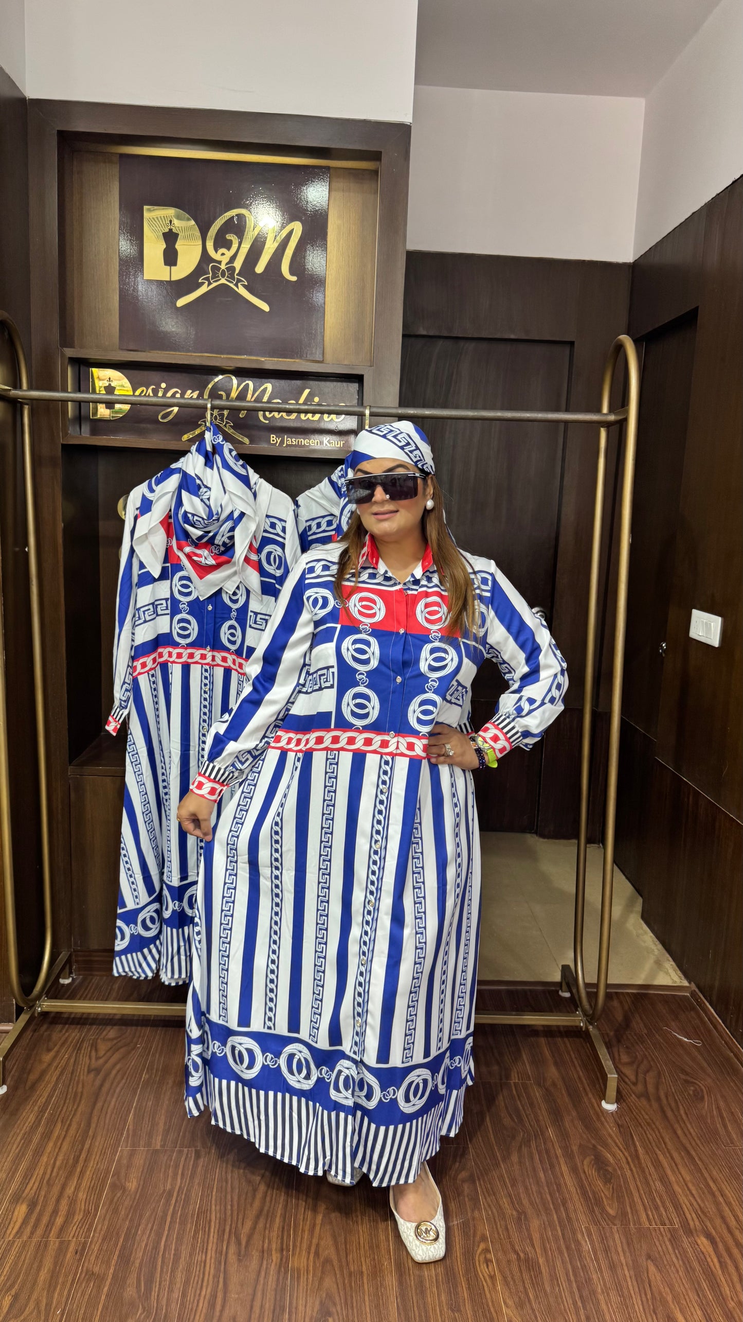 Lurevia (Korean Dress With Scarf)