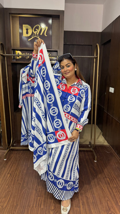 Lurevia (Korean Dress With Scarf)