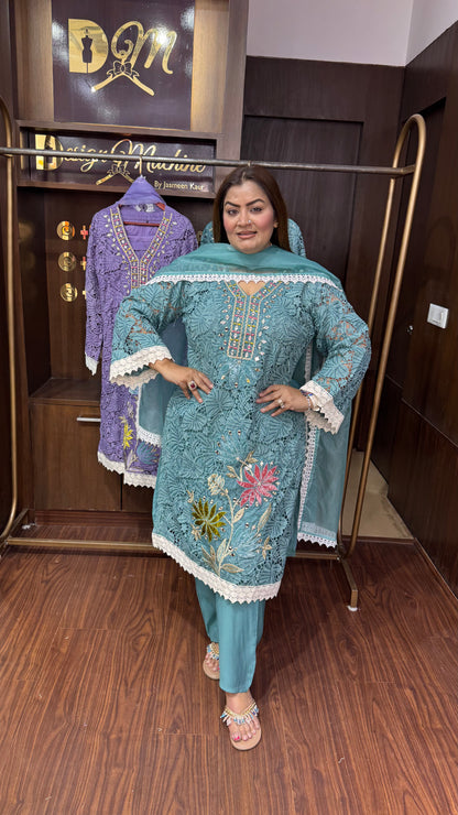 Arelza (Hakoba Chikan Fabric Suit)