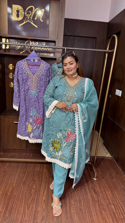 Arelza (Hakoba Chikan Fabric Suit)