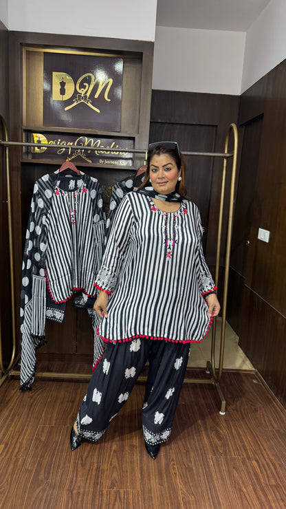 Zirellea (Pure Crepe Suit)
